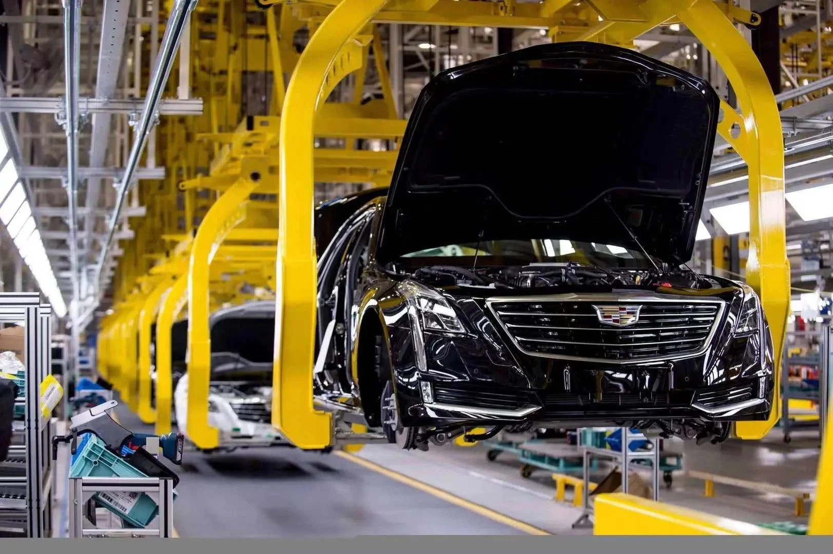 System för byggnader i Shanghai GM Cadillac